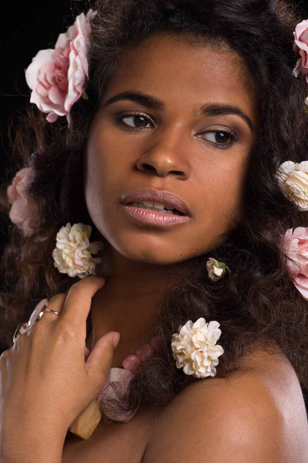 portre_25 virág portré stúdió érzéki