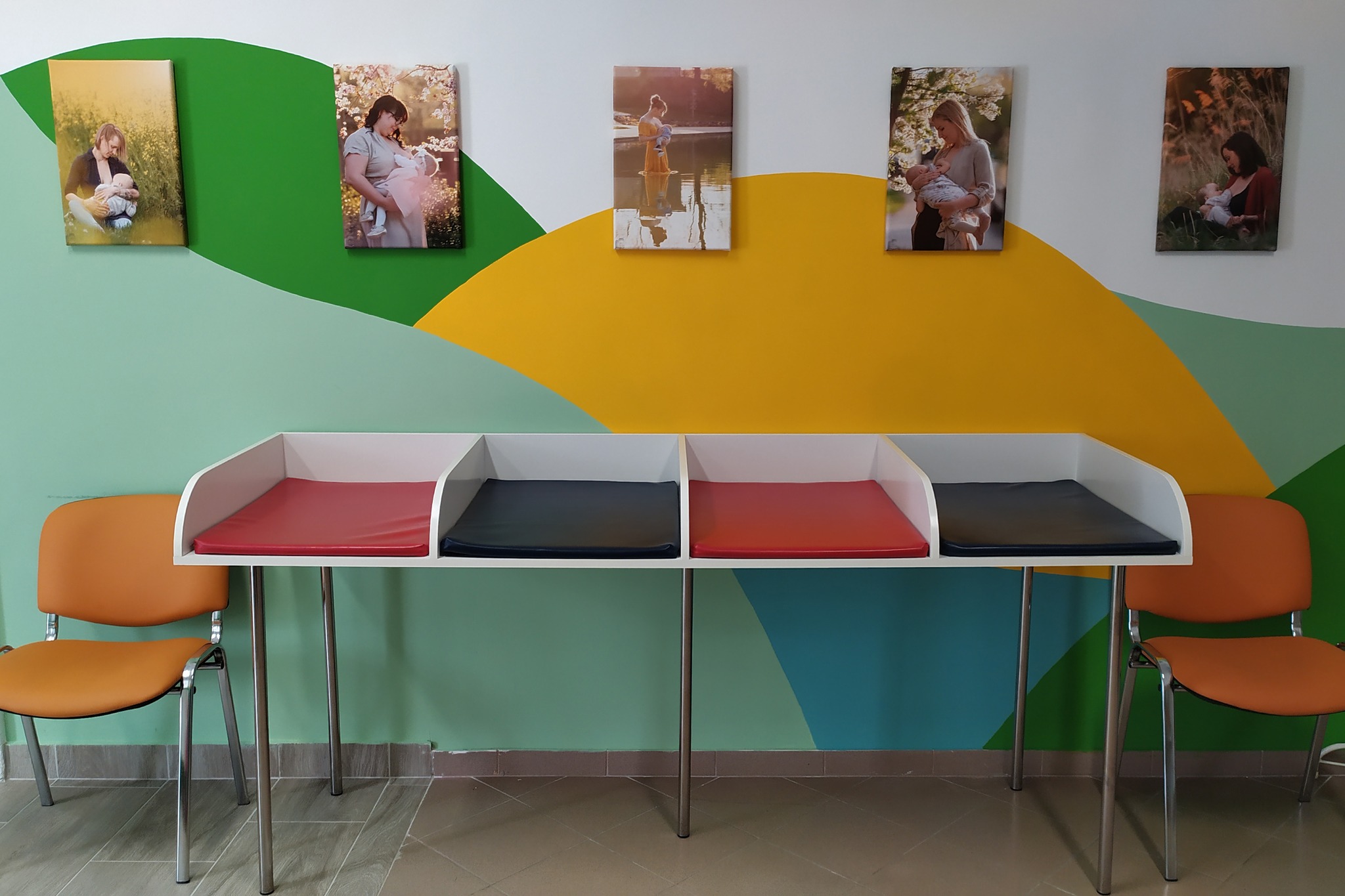 anyatejes táplálásért kampány projekt védőnői váró vászonkép